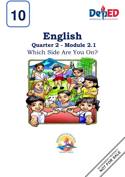 English Nd Quarter Module English Quarter Module Which