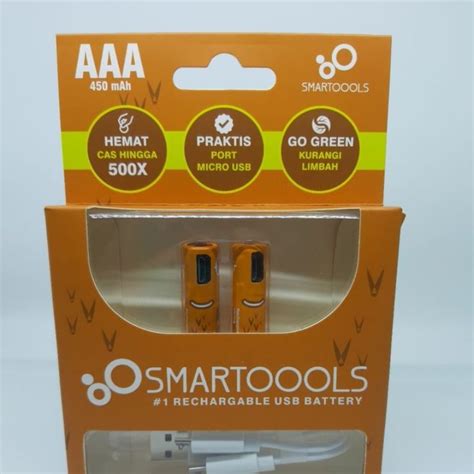 Jual Isi Buah Smartoools Baterry Aa Aaa Usb Rechargeable Baterai