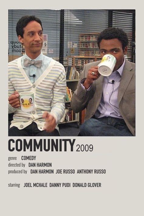 Community polaroid tv show poster | Community movie, Community tv show ...