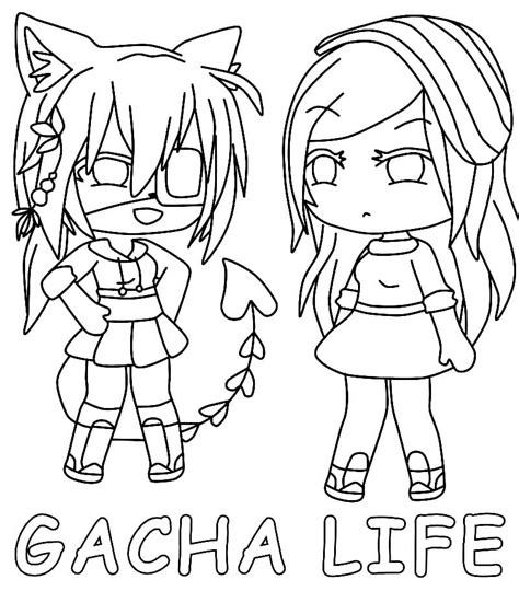 Kawaii Gacha Life Da Colorare Scarica Stampa O Colora Subito Online