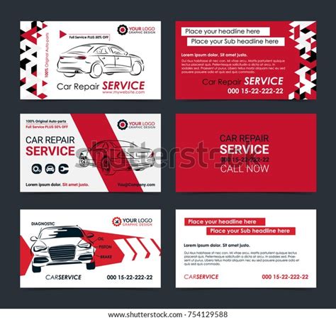 Im Genes De Car Garage Business Cards Designs Im Genes Fotos Y