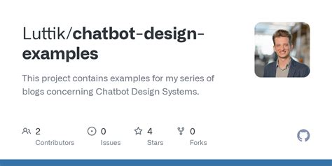 GitHub - Luttik/chatbot-design-examples: This project contains examples ...