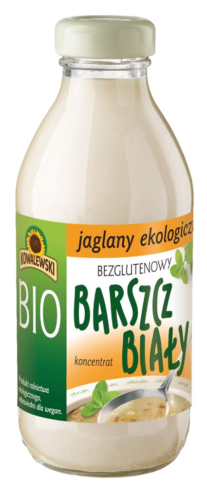 Barszcz biały jaglany bezglutenowy BIO koncentrat 320 ml Kowalewski