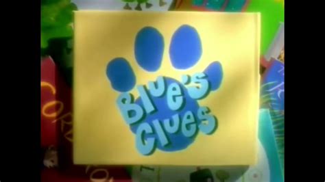 Blue Clues Nick Jr Productions Logo