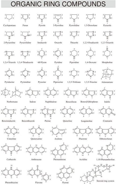 Structures Of Other Organic Compounds Worksheets