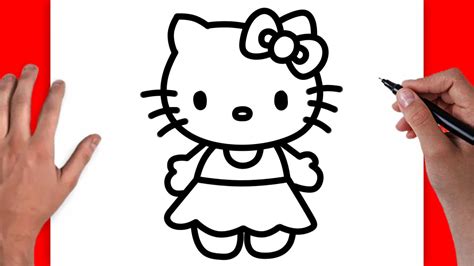 How To Draw Hello Kitty Drawing Step By Step Youtube