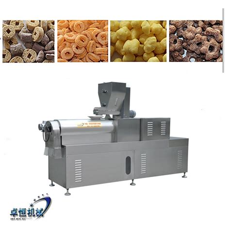 Hot Popular Full Automatic Puffed Snacks Leisure Food Extruder Machine