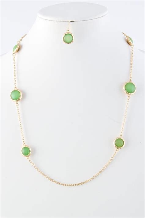 The Perfect Pear - Downtown Lodi: Peridot Green Stone Necklace ...