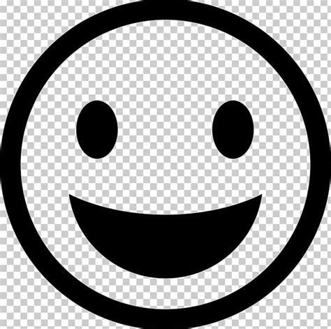 Smiley Emoticon Computer Icons Png Clipart Black And White Circle