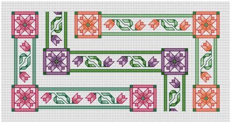 Free Cross Stitch Borders And Corners - Cross Stitch Patterns