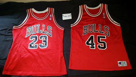 Michael Jordan Chicago Bulls Jersey L XL Champion Lot 23 45 | #1802737195