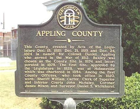 Appling County – Georgia Historical Society