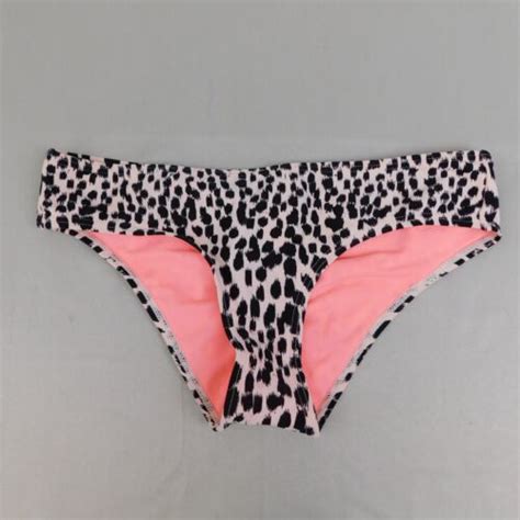 Xhilaration Leopard Cheetah Scrunch Cheeky Hipster Bikini Bottom