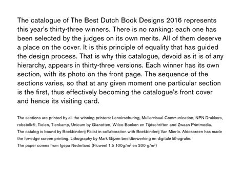 Catalogue The Best Dutch Book Designs on Behance