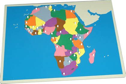 Montessori Africa Puzzle Map