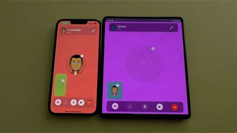 Snapchat Incoming Call Outgoing Call Iphone Pro Vs Samsung Z Fold