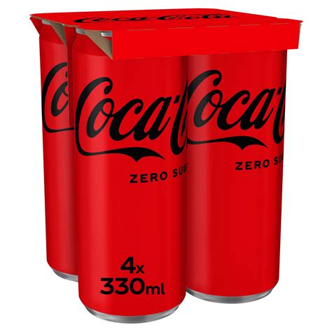 Coca Cola Zero Sugar 4 X 330ml Multipacks Iceland Foods