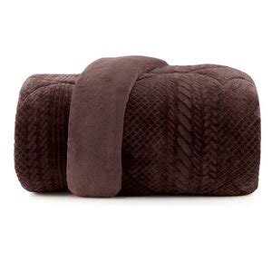 Edredom King Altenburg Blend Elegance Plush Premium Geo Confy Marron