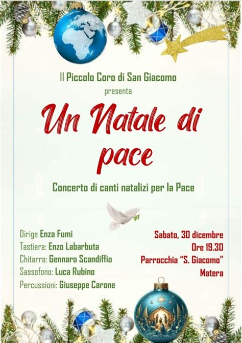 Un Natale Di Pace Logos Matera