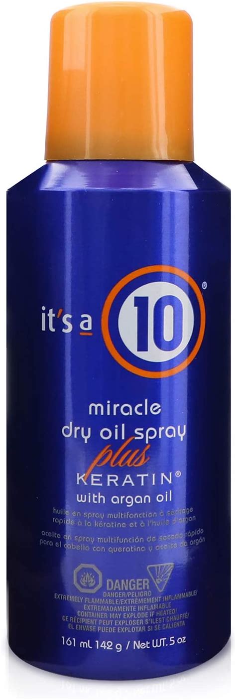 Amazon It S A 10 Haircare Miracle Dry Oil Spray Plus Keratin With