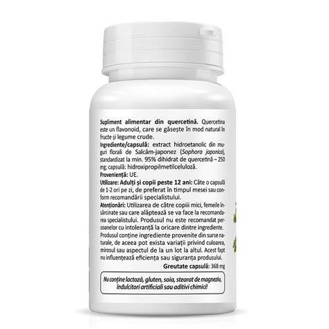 Quercetin Mini 30 Capsule Vegetale Zenyth Farmacia Tei Online