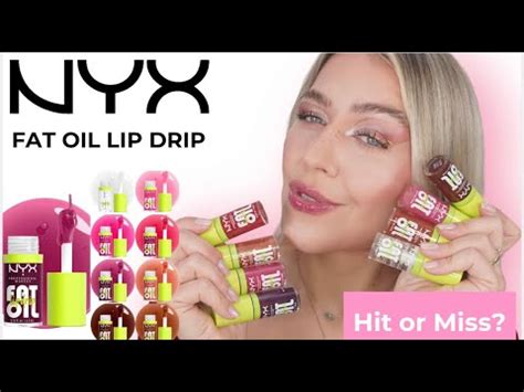 NYX Fat Oil Lip Drip Swatches REVIEW Worth The Hype YouTube