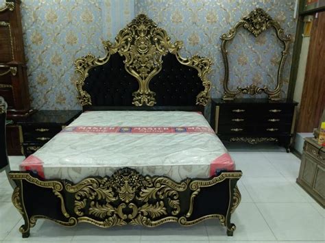 Chinioti Royal Style Bed Set Living Rays