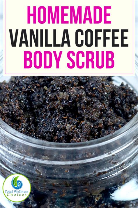 Diy Vanilla Latte Coffee Scrub Recipe Coffee Body Scrub Diy Sugar