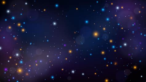 Collection Of Stars In Outer Space Background, Vector Illustration 42056827 Vector Art at Vecteezy