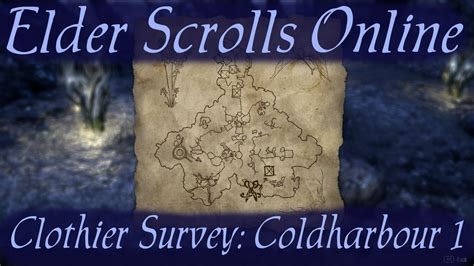 Clothier Survey Coldharbour Elder Scrolls Online Youtube