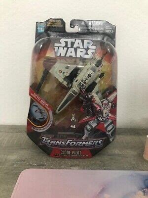 Star Wars Transformers Crossover Clone Pilot Arc Starship Ebay