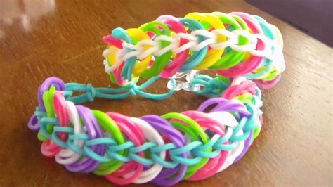 Pulsera De Gomitas En Cadenas Rainbow Loom Designs Rainbow Loom