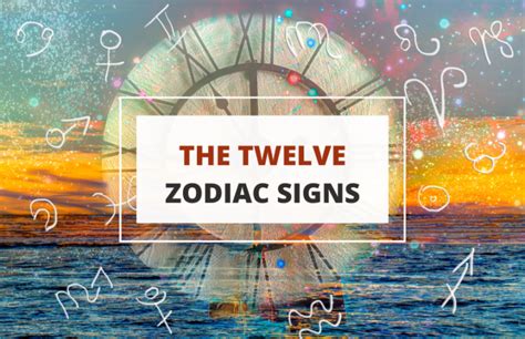 12 Zodiac Signs And Meaning Erobrowser