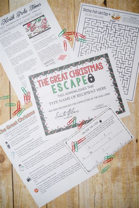 Free Printable Escape Room Game Free Printable