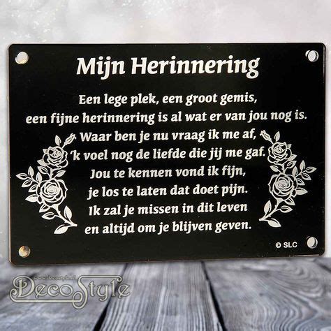 Gedichten Gedenkplaatje Mijn Herinnering Gedichten Herinneringen