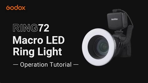 Godox 神牛 Ring72 環形 Led 燈 公司貨 微距攝影環形閃光燈 口腔攝影 牙醫 Godox神牛 Yahoo奇摩購物中心