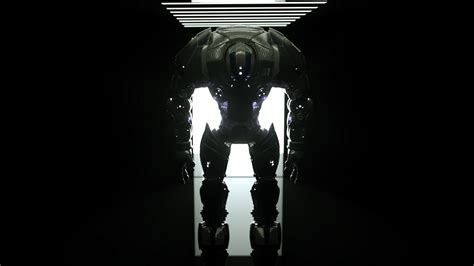 Black Robot Wallpaper