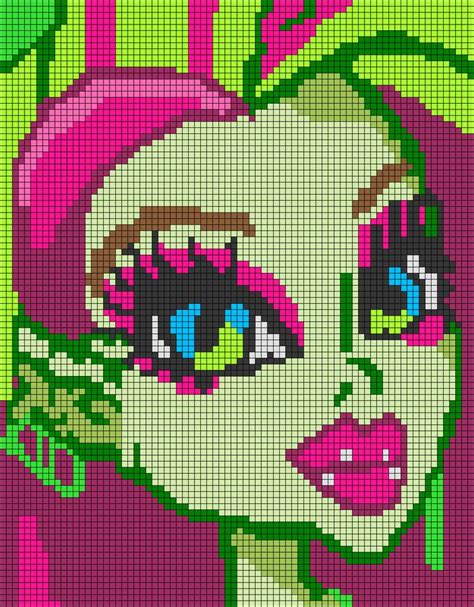 Monster High Venus McFlytrap Pixel Pattern By Qwazy2 Monster High