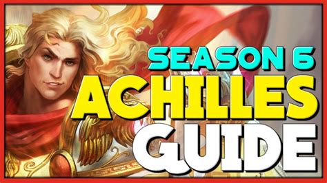 Smite The Complete Achilles Guide Build For Season Solo And