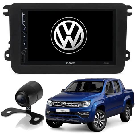 H tech Central Multimídia Amarok HT 3122x Tela 7 Pol Bluetooth