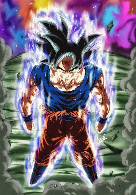 Goku Ultra Instinto By Nickspekter Dragon Ball Painting Dragon Ball