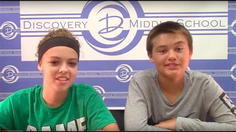 Discovery Middle School Broadcast 2 September 15 2017 Youtube