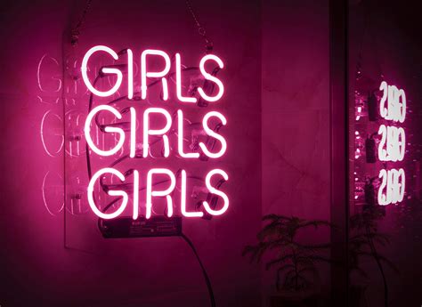 Neon Signs Girl Girls Girls Girls Neon Signs Girl Wall Decor Neon Light Sign Led Sign For