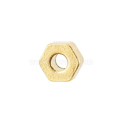 Separador Chapa Tuerca 3x6mm Dorado Brillante Karati