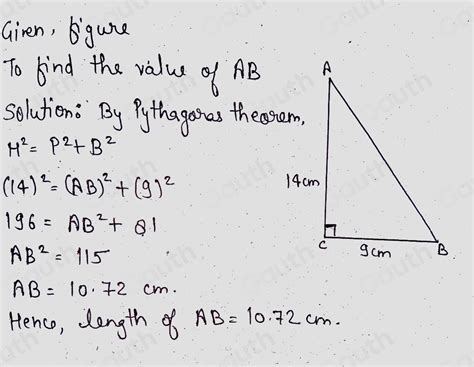 Solved Q Diagram Not Accurately Drawn Calculate The Length Of Ab