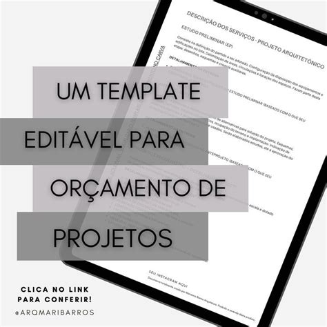 TEMPLATE EDITÁVEL CARTA PROPOSTA ORÇAMENTO DE PROJETO DOCUMENTOS DE