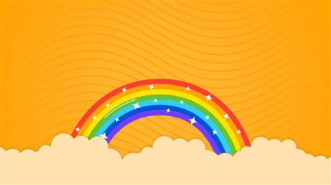 Free Rainbow Background PowerPoint and Google Slides