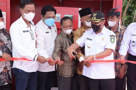 Wakil Bupati Bagus Santoso Resmikan Pertashop Pertama Di Bengkalis