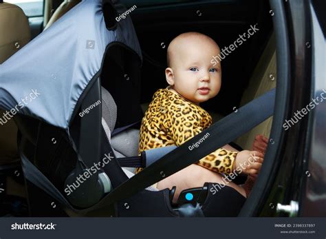 Baby Sits Rear Facing Car Seat Stock Photo 2398337897 | Shutterstock