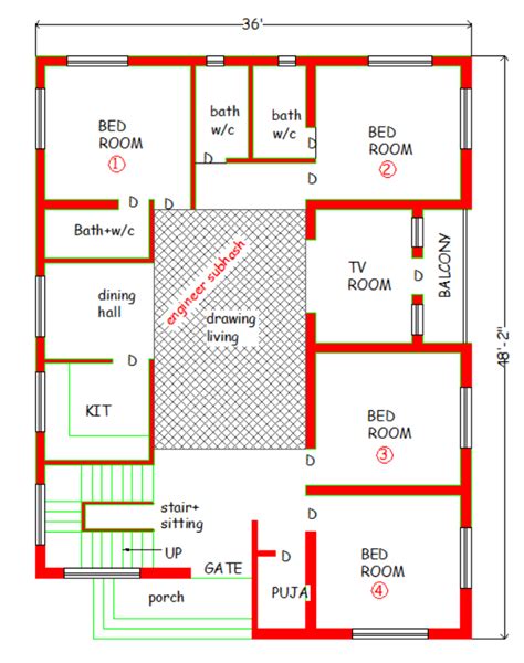 Best Bedroom House Plans Single Story